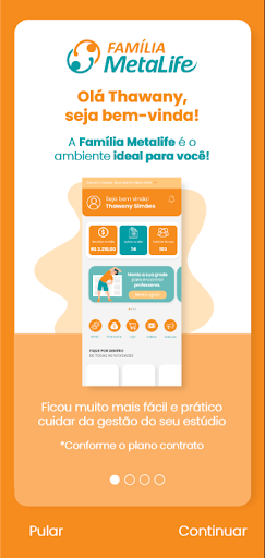 Android application Família MetaLife screenshort