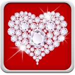 Cover Image of Download Diamond Hearts Live Wallpaper 22.0 APK