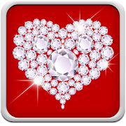 Diamond Hearts Live Wallpaper  for PC Windows and Mac