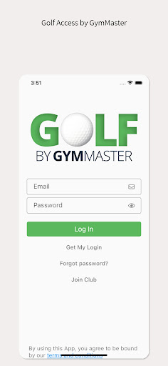 Android application Golf Access screenshort