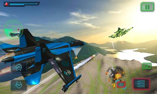 Sky Warriors US Airplane Games Screenshot