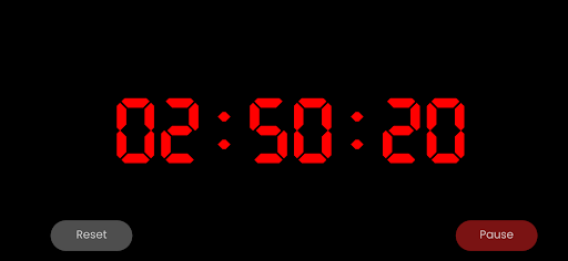 Android application Clock Simulator screenshort