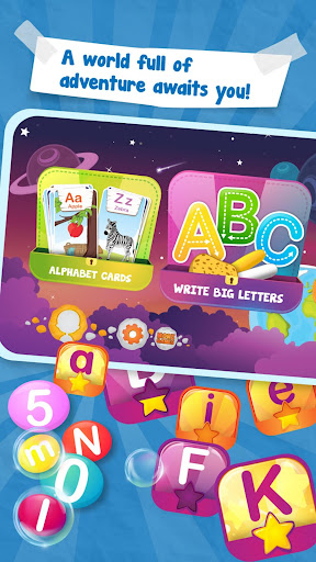 Screenshot of Preschool Alphabet & Numbers