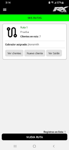 RX - Control de créditos Screen 3