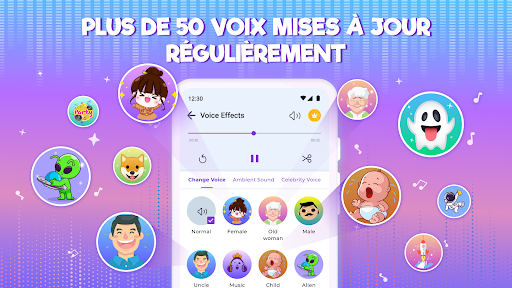 Aperçu de l'application