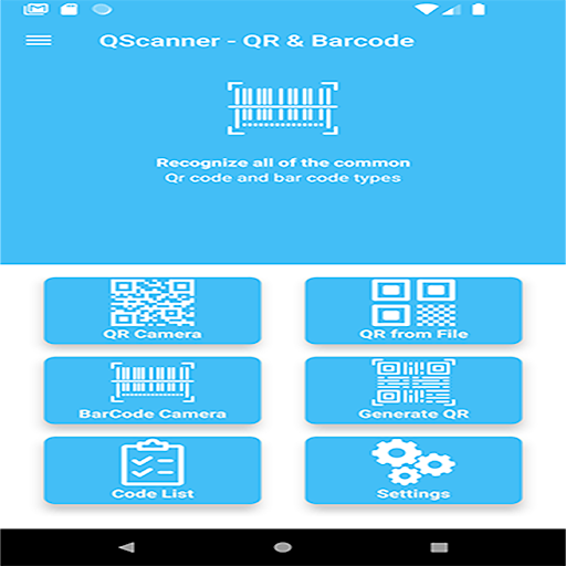 Android application scanner QR WIFI scan screenshort