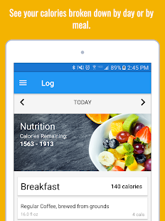 Calorie Counter & Diet Tracker Screenshot