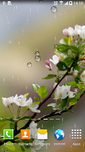 Captura de Pantalla 5 Rain Live Wallpaper android