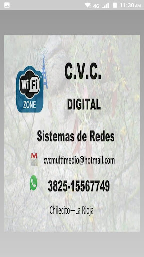 Android application cvc digital screenshort