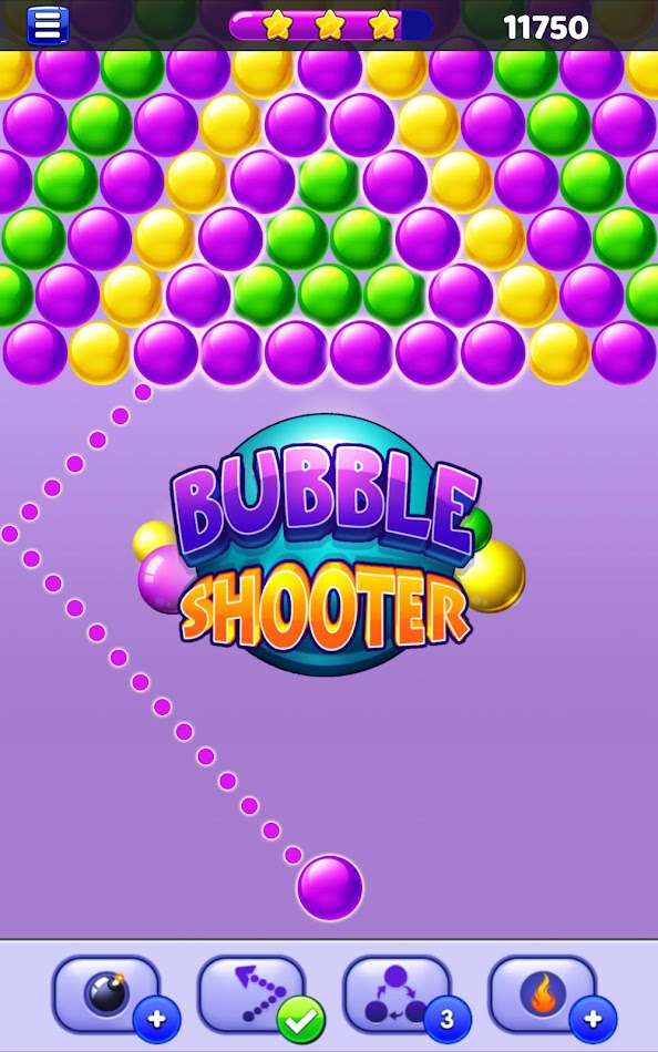 #5. Bubble Shooter (Android) 作者: Fun Bubble Shooter Games