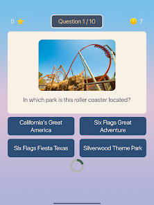 Captura de Pantalla 23 Roller Coaster Quiz android