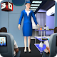 Небо девушка рейс служитель воздух хозяйка игра