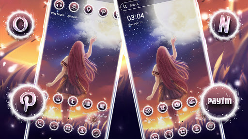 Anime Alone Girl Theme Screen 3