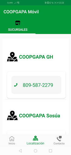 COOPGAPA Móvil Screen 3