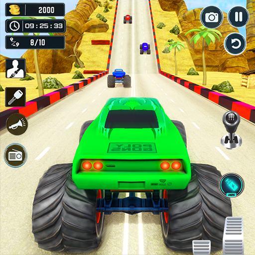 Monster Truck Stunt Truck Game Logo