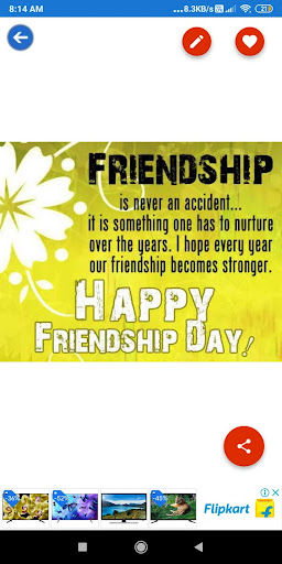Friendship Day Greeting Phot
