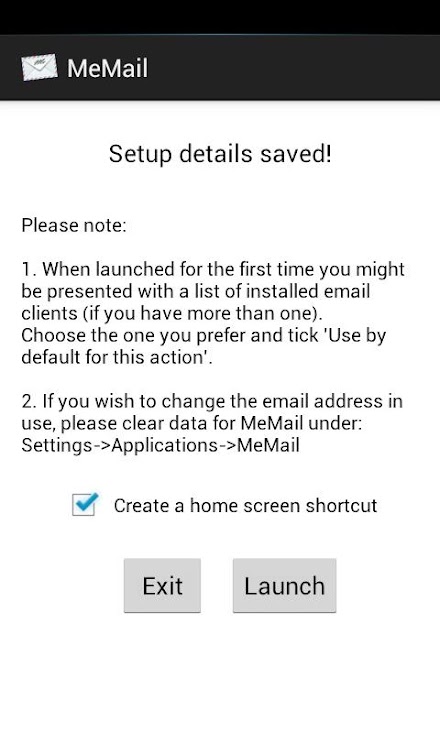 MeMail Screen 2