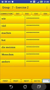 2000 German Words (most used)