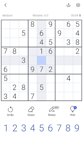 Sudoku - Sudoku puzzle, Brain game, Number game  Screenshots 5