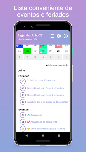 Brasil Calendário 2021 - Calendário com feriados