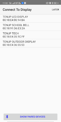 Android application TenUp School Bell screenshort