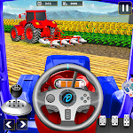 Cover Image of ดาวน์โหลด เกมจำลองการทำฟาร์มรถแทรกเตอร์  APK