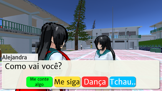 Visualização do aplicativo