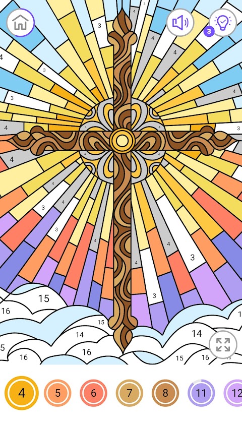 Bible Paint : Color by Numberのおすすめ画像1