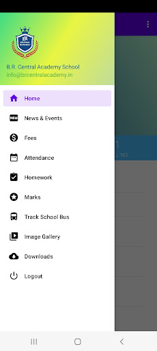 B R Central Academy App Screen 3