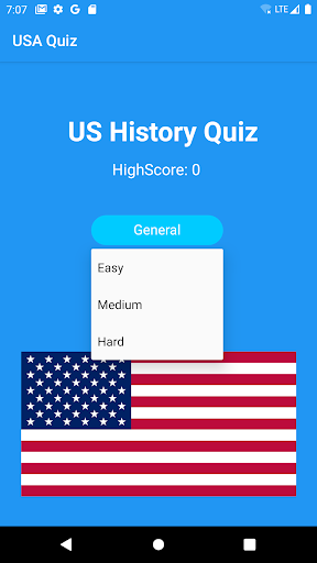 USA History Quiz Screen 3