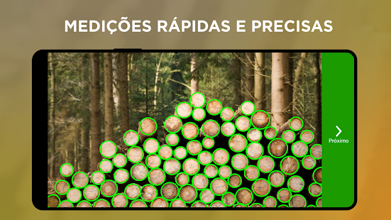 Visualização do aplicativo