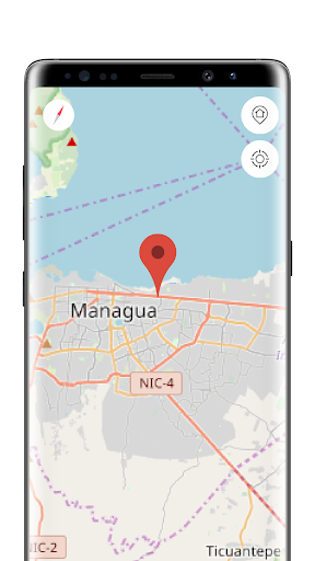 Android application Managua Offline Map screenshort