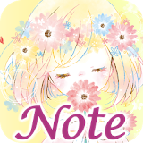 Simple Notepad Flowery Kiss icon