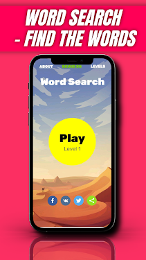 #1. Word Search - Find The Words (Android) By: SA LabWorks