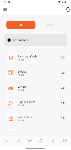 Android application iWealth screenshort