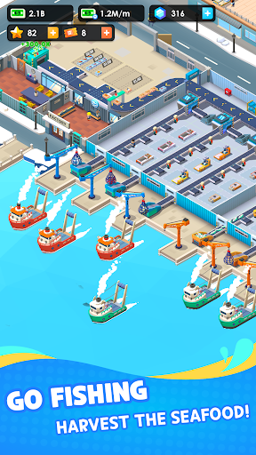 Idle Seafood Inc - Tycoon androidhappy screenshots 2