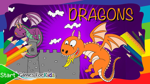 Dragons Coloring Book