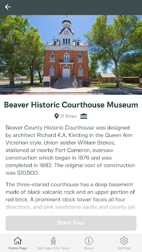 Preservation Utah Tours Screen 2