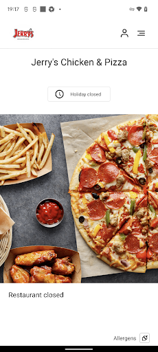 Android application Jerry's Chicken & Pizza screenshort