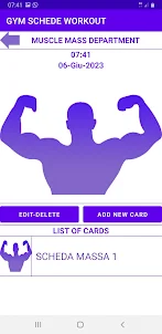 GYM WORKOUT CARDS