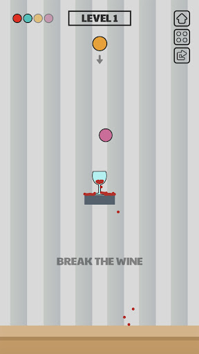 Android application Drop The Glass screenshort