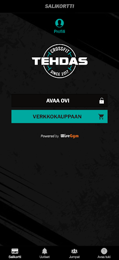 Android application Crossfit Tehdas screenshort