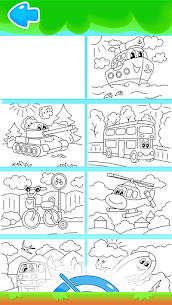 Transport coloring pages 4