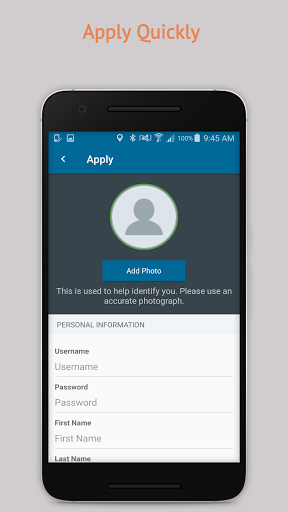 Android application WorkN screenshort