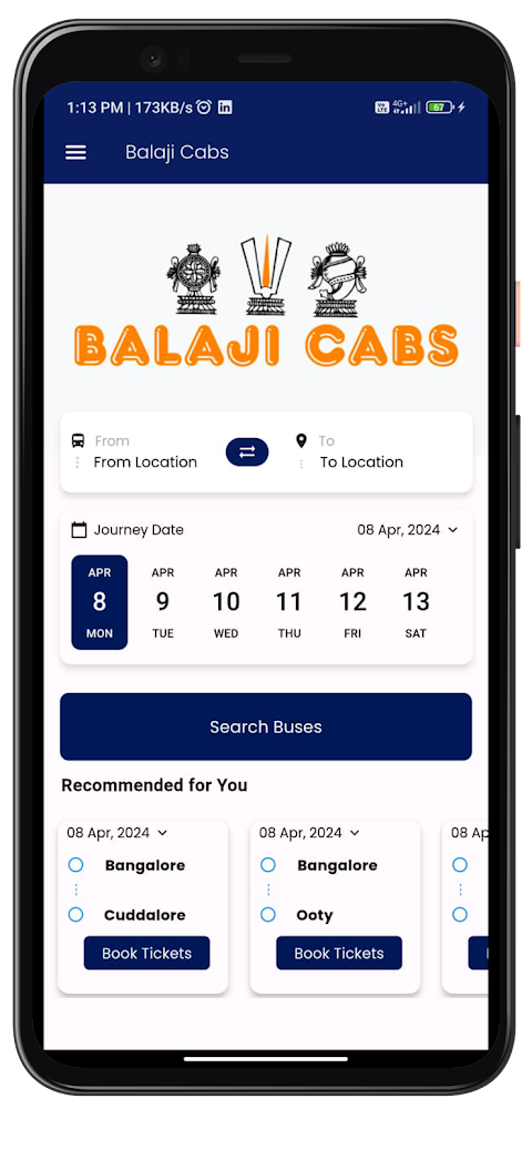 Balaji Cabsのおすすめ画像2