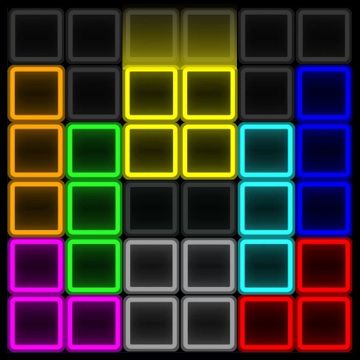Glow Block Puzzle Game  Icon
