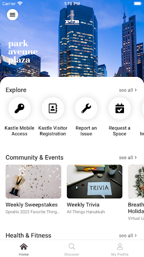 Android application Park Avenue Plaza screenshort