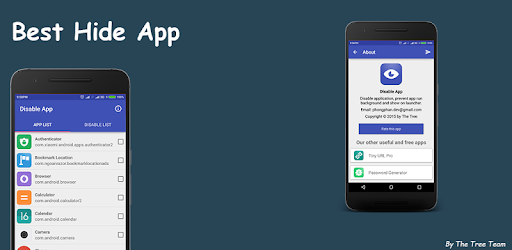 Hide Application cover