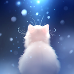Cover Image of Download Snow Kitten Live Wallpaper  APK