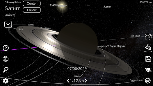 Captura de Pantalla 10 Simulador del Sistema Solar android
